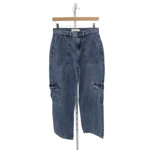 Hidden Women Straight High Rise Blue Jeans 100% Cotton Size 26
